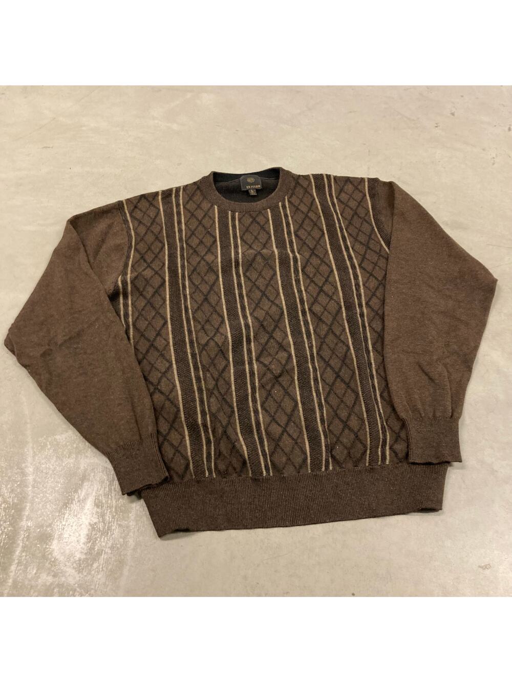vintage patterned sweater